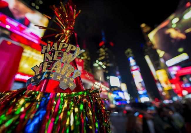 Times Square New Year's Eve celebration hat!